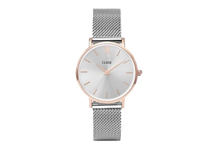 Minuit Mesh, Rose Gold, Silver/Silver