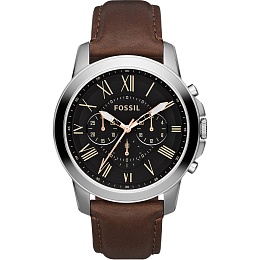 ANALOG WATCH 0 JWL SS LEATHER STRAP