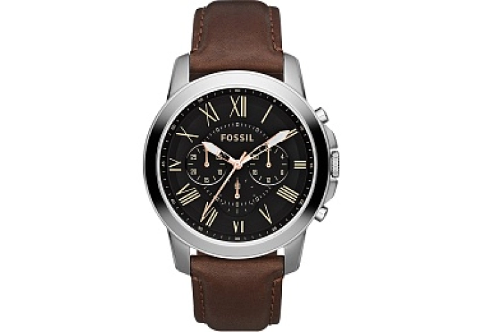 ANALOG WATCH 0 JWL SS LEATHER STRAP