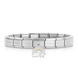 Composable Classic CHARMS acciaio Arcobaleno