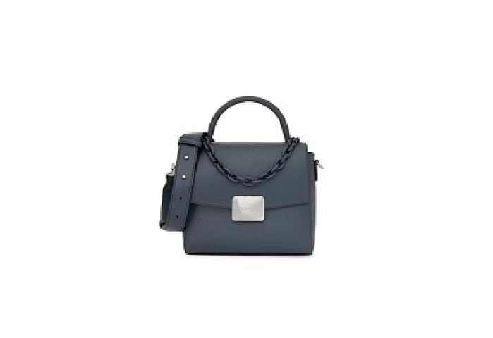 PVC.PU,HANDBAG S.T LUCIA DARK GREY