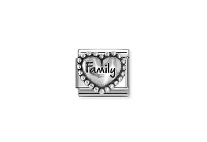 Composable Classic SIMBOLI OSSIDATI acciaio Cuore 