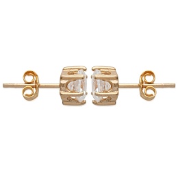 EARRINGSCZ 18 KT GOLD PLATED