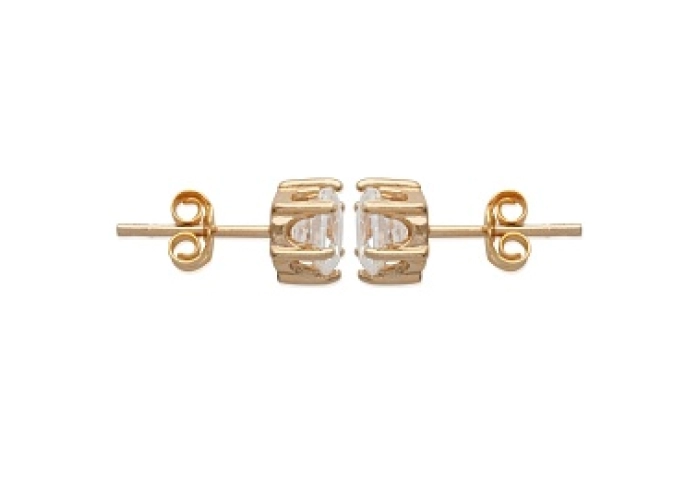 EARRINGSCZ 18 KT GOLD PLATED