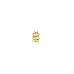 SILVER GOLD PLATED  EARCUFF BEAR 7,2MM