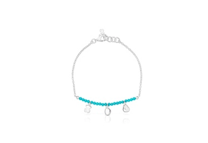 SILVER BRACELET DYE CALCITE