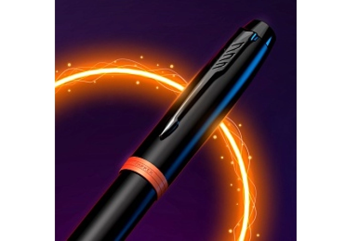 Ручка шариковая Parker &quot;IM Professionals Flame Orange BT&quot; синяя, 1,0мм, подарочная упаковка