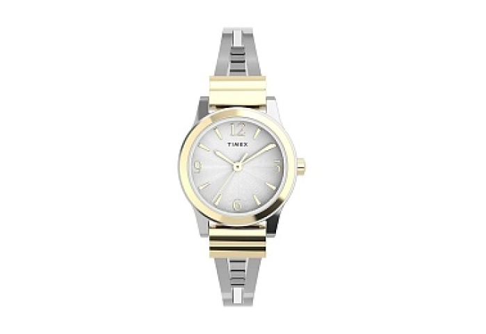 Womens Two-tone Case and Semi Bangle