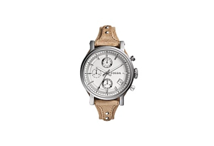 ANALOG WATCH 0 JWL SS LEATHER STRAP