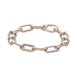 14k Rose gold-plated link bracelet/Браслет