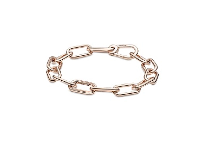 14k Rose gold-plated link bracelet/Браслет