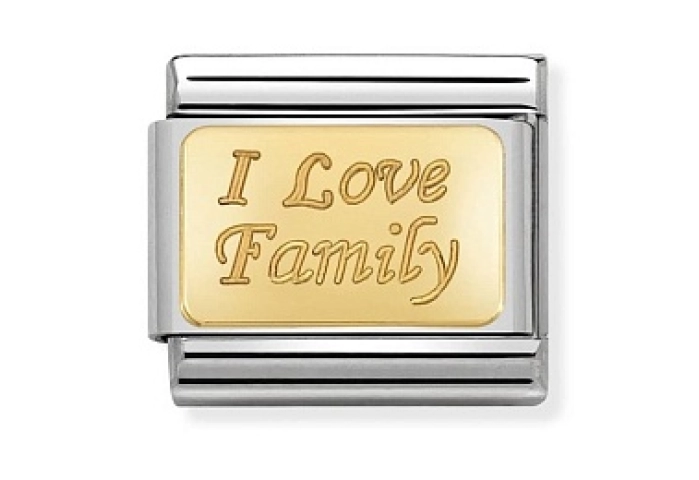 Composable Classic ENGRAVED SIGNS acciaioI Love Fa