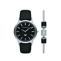 Часы наручные аналоговые кварцевые (в комплекте с браслетом)