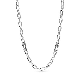 Sterling silver link necklace