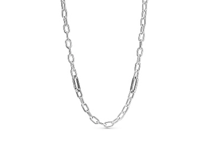 Sterling silver link necklace