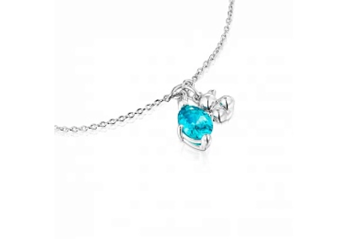 SILVER BRACELET LGG SAPPHIRE BEAR