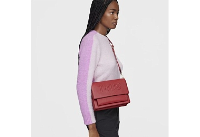 PU.COT,HANDBAG M. T LA RUE NEW BRICK
