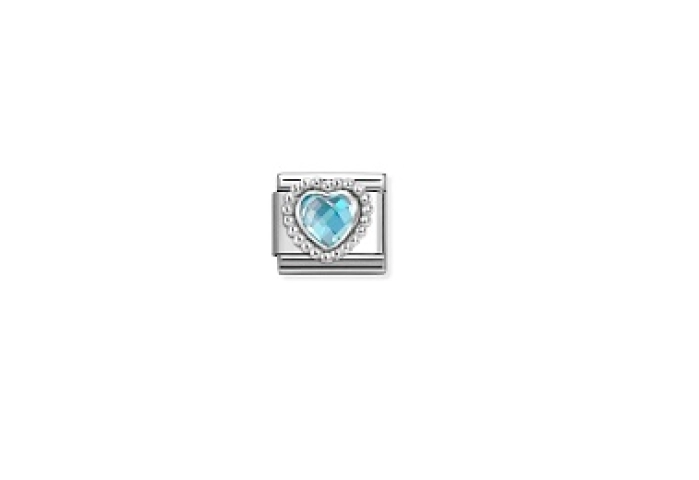 Composable CL CZ SFACCETTATE in stainless steel 