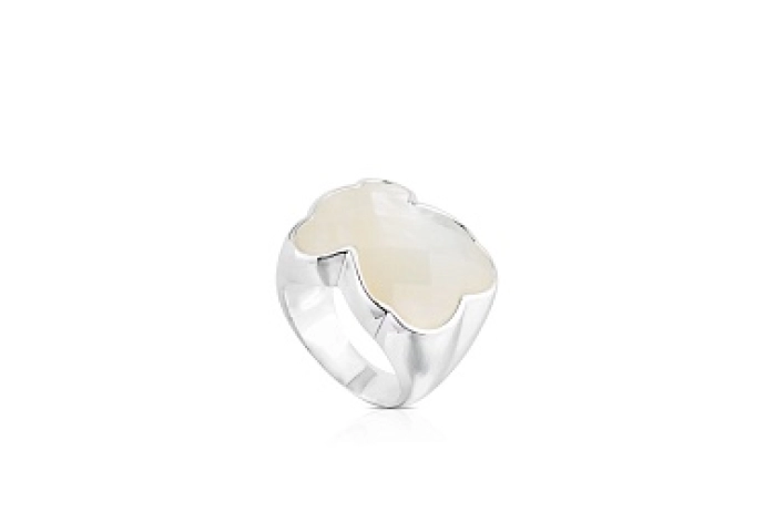 SILVER RING MOTHER OF PEARL 20X16 N12