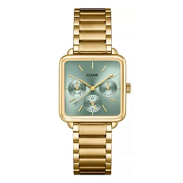 La Tétragone Multifunction Watch Steel, Sage Green