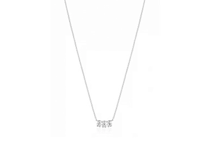 SILVER CHOKER 3 BEARS