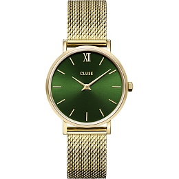 Minuit Mesh, Green, Gold Colour