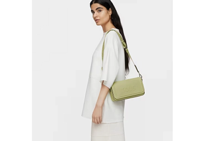 PU.COT,HANDBAG M.T LA RUE NEW GREEN