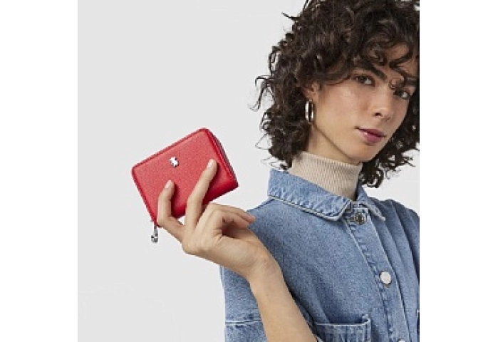 PU.POL,WALLET M. NEW DUBAI SAF. TRI-RED