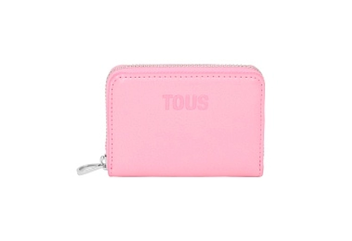 PU.COT,COINPURSE M NEW DORP PINK