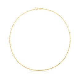 18KT GOLD CHOKER CHAIN 45CM