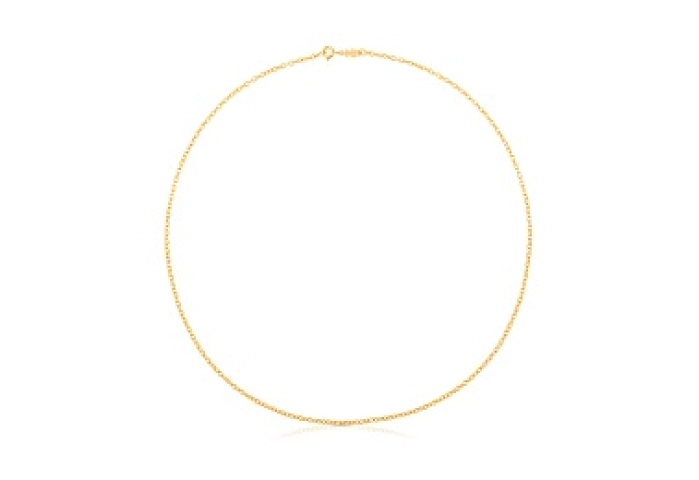 18KT GOLD CHOKER CHAIN 45CM