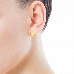 18KT GOLD EARRINGS 6MM