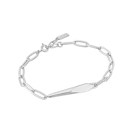 Silver Geometric Chunky Chain Bracelet