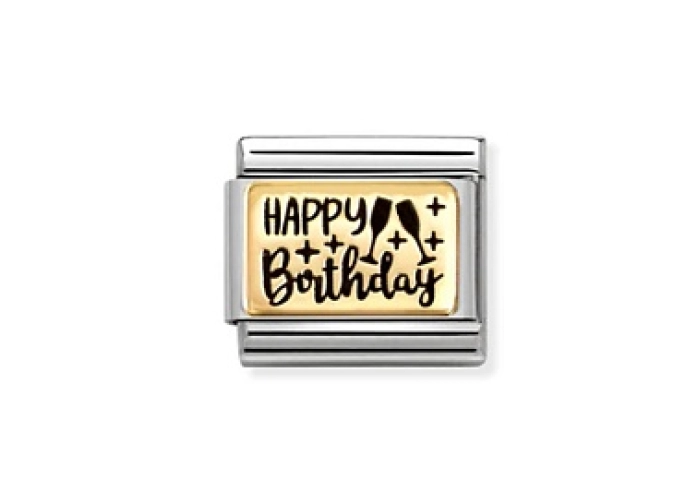 Composable Classic PLACCHE (IC) in acciaio Happy B