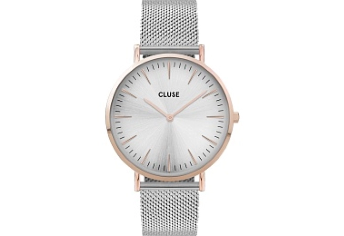 Boho Chic Mesh, Rose Gold, Silver/Silver
