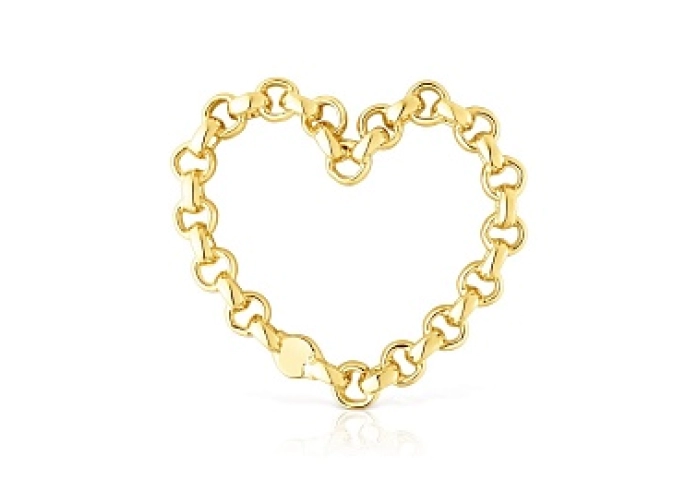 SILVER GOLD PLATED PENDANT 29MM