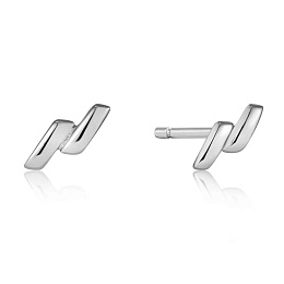 Smooth Twist Stud Earrings