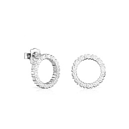 SILVER EARRINGS 15MM