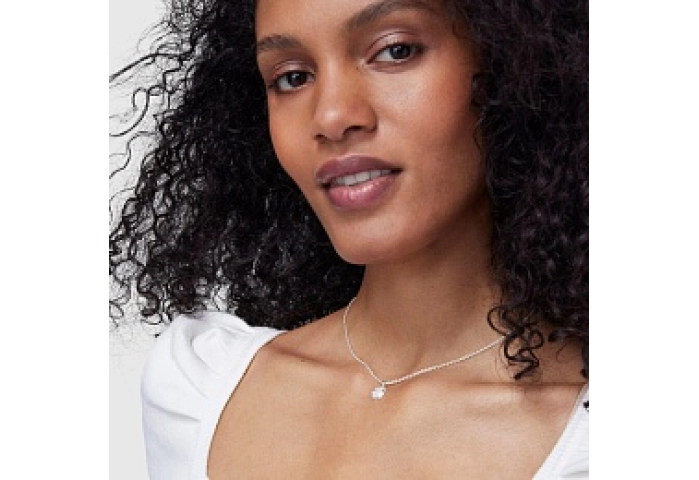 SILVER PENDANT MOTHER OF PEARL CHAIN