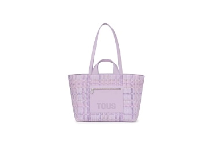 PVC.PU.POL,HANDBAG M.T CECILIA MAUVE