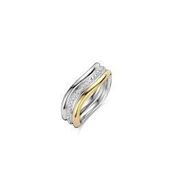 TI SENTO Ring Gilded /12261ZY/54