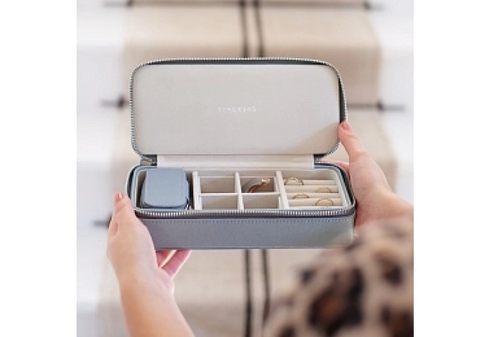 Dusky Blue Large (with Petite) Travel Box