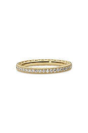 PANDORA Shine ring with clear cubic zirconia/ Кольцо PANDORA Shine с золотым покрытием 18 крт и чист