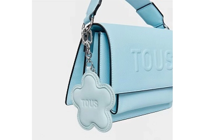 LA.POLIM.ZN.PU,KEYCHAIN MOTIF LIGHT BLUE