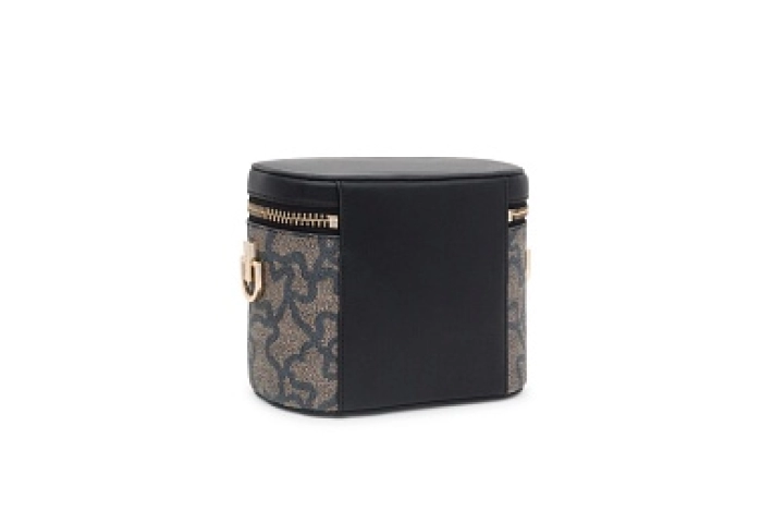 PU.PVC.NY.CO,HANDBAG K ICON BLACK-M