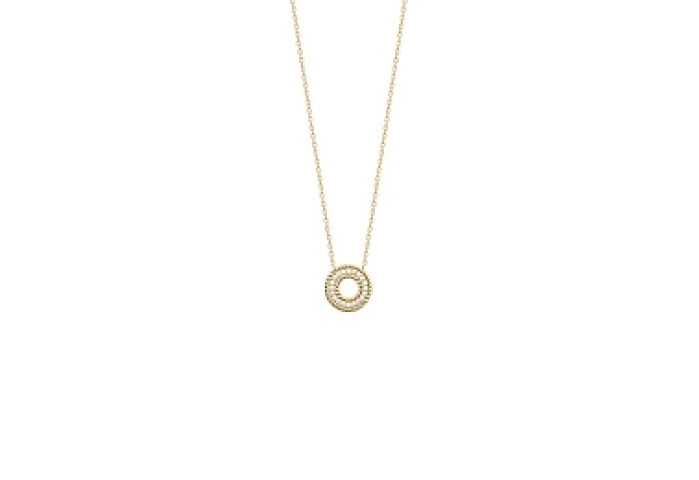 NECKLACECZ 18 KT GOLD PLATED