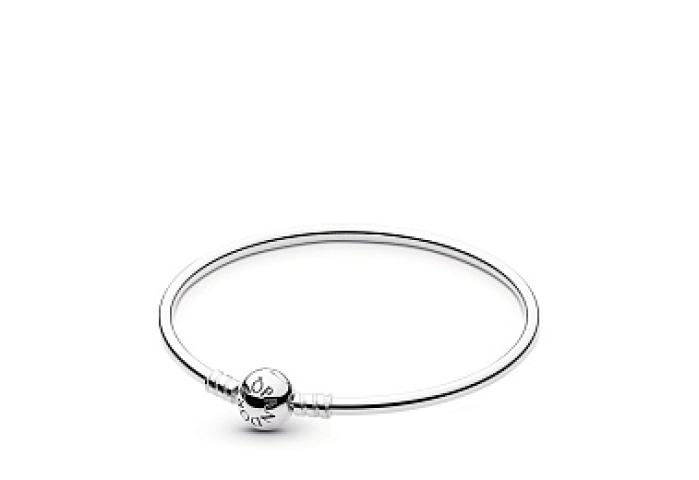Silver bangle bracelet
