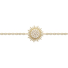 BRACELET 18 KT GOLD PLATED CZ /97325718