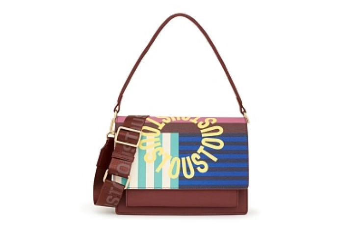 PVC.PU.CO,HANDBAG M AUDREE T HANNA BROWN