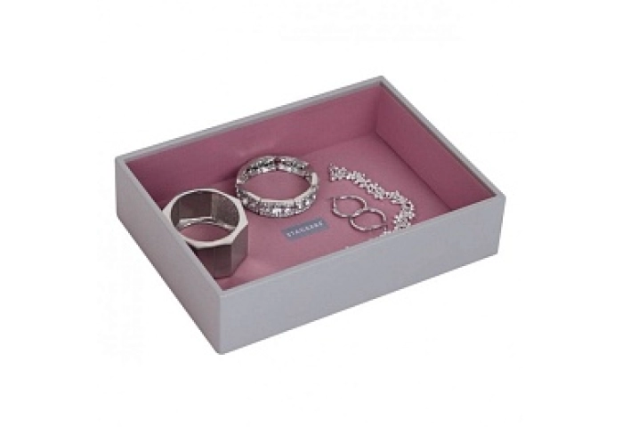 Dove Grey & Antique Rose Classic Chunky Jewellery 